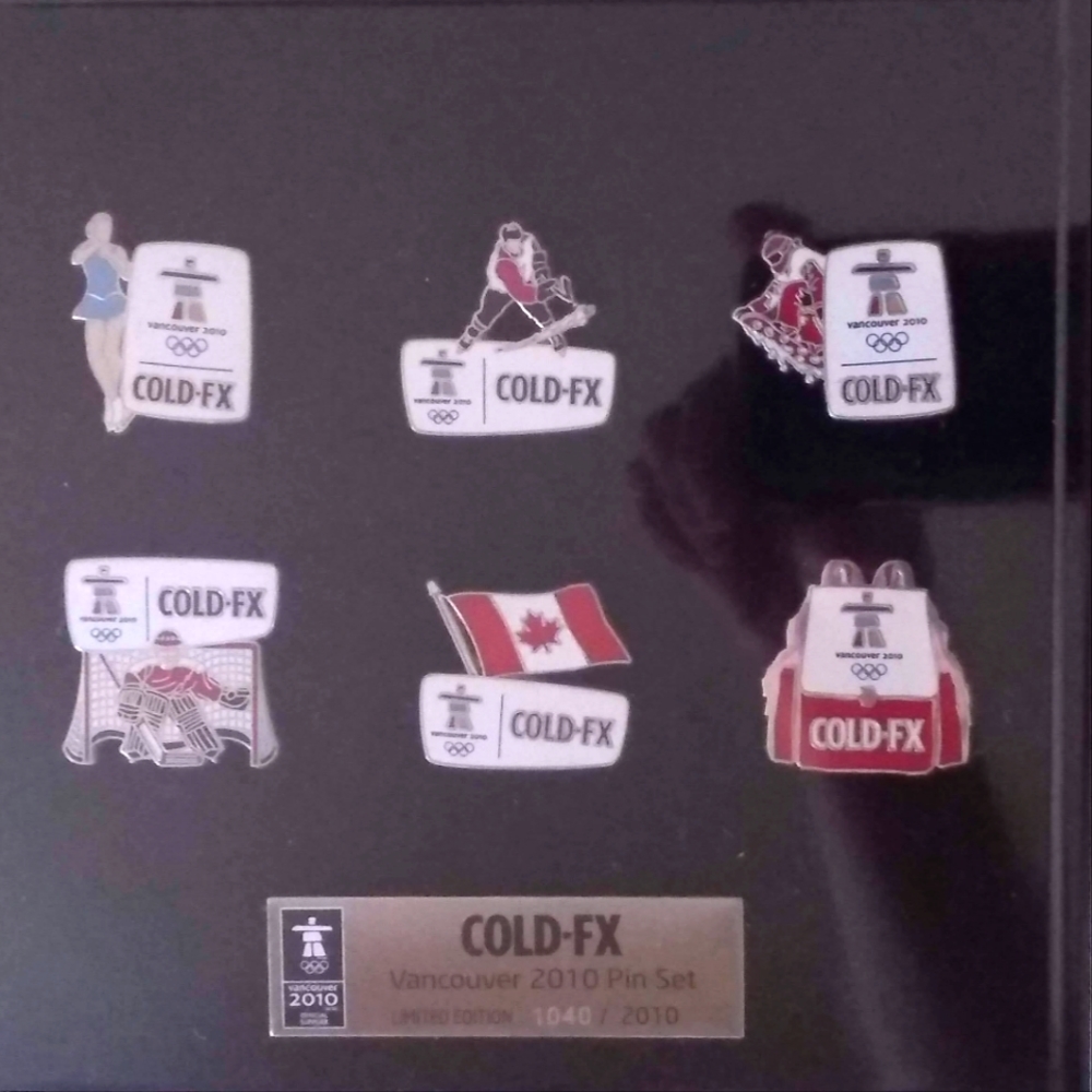Canadian Olympic Pins Vancouver 2010 Limited Edition # 1040/2010 Cold FX